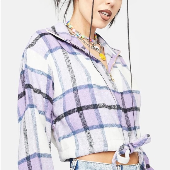 NWT Wink And Smile Plaid Jacket - Picture 2 of 10